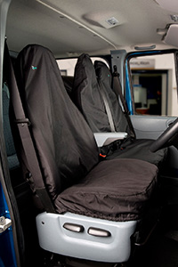 Ford Transit Tipper 2000 Up To 2014 Tailored Drivers Seat Cover - Black -TRSBLK