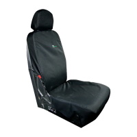 Fiat Fiorino Tailored Folding Single Passenger Seat Cover - Black - TA3778