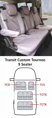 ford tourneo 9 seater seat covers